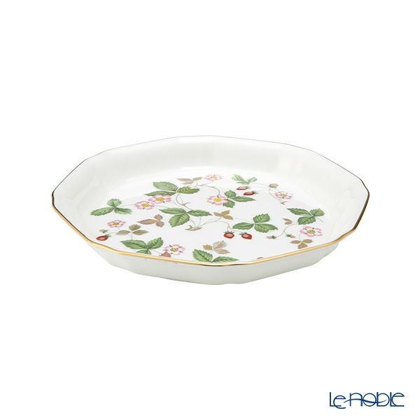 ウェッジウッド（Wedgwood） ワイルドストロベリー オクタゴナルディッシュ S 18cm