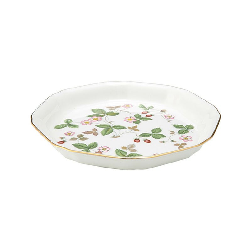 ウェッジウッド（Wedgwood） ワイルドストロベリー オクタゴナルディッシュ S 18cm