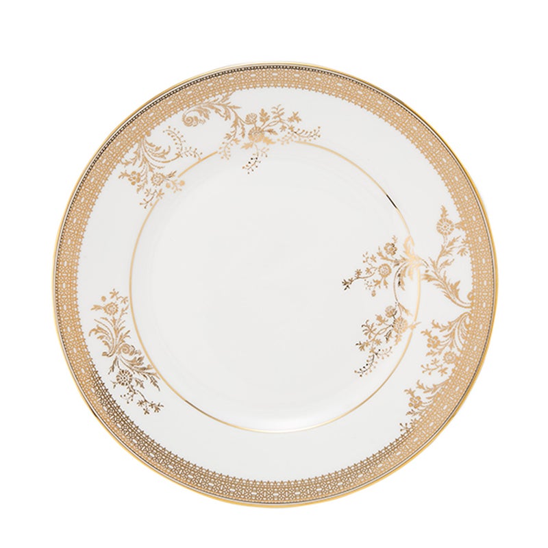 ウェッジウッド（Wedgwood） ヴェラ・ウォン ヴェラレース ゴールド プレート 20cm（アクセント）