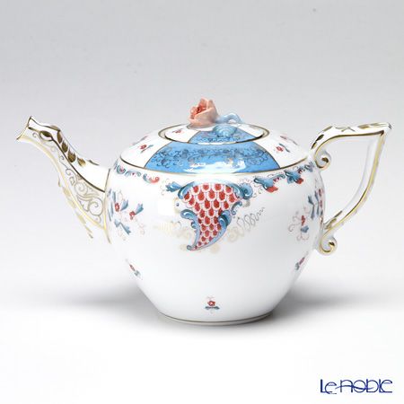 ヘレンド トゥッピーニの角笛 TCA 00608-0-09 ティーポット ローズ 400ml