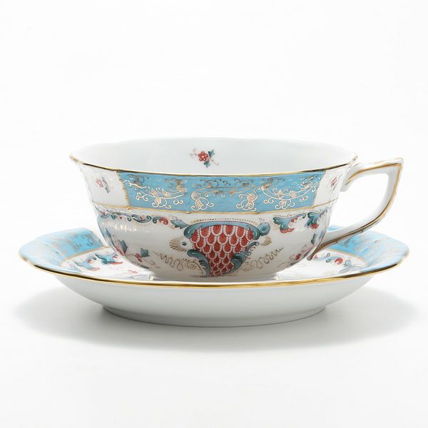 ヘレンド トゥッピーニの角笛 TCA 00734-0-00 ティーカップ＆ソーサー（ロウ）