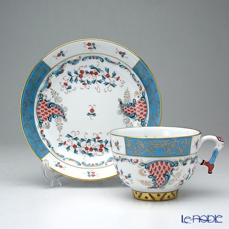 ヘレンド シノワズリ（中国趣味）トゥッピーニの角笛 TCA 03364-0-21 マンダリン ラージカップ＆ソーサー