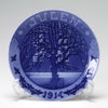 ロイヤルコペンハーゲン（Royal Copenhagen） イヤープレート 1914年／大正3年 「木にとまるすずめ」