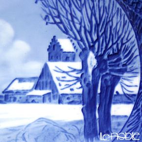 ロイヤルコペンハーゲン（Royal Copenhagen） イヤープレート 1923年／大正12年 「デンマークの風景」