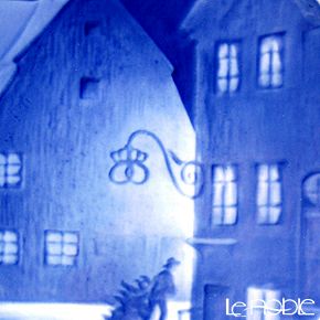 ロイヤルコペンハーゲン（Royal Copenhagen） イヤープレート 1925年／大正14年 「クリスチャンハウンから見た通りの風景」