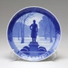 ロイヤルコペンハーゲン（Royal Copenhagen） イヤープレート 1932年／昭和7年 「フレデリック4世の像のあるフレデリクスボー公園」