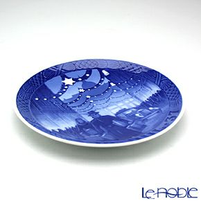 ロイヤルコペンハーゲン（Royal Copenhagen） イヤープレート 1937年／昭和12年 「コペンハーゲンのクリスマス」