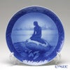 ロイヤルコペンハーゲン（Royal Copenhagen） イヤープレート 1962年／昭和37年 「冬の小さな人魚」