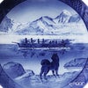 ロイヤルコペンハーゲン（Royal Copenhagen） イヤープレート 1968年／昭和43年 「最後のエスキモーボート」