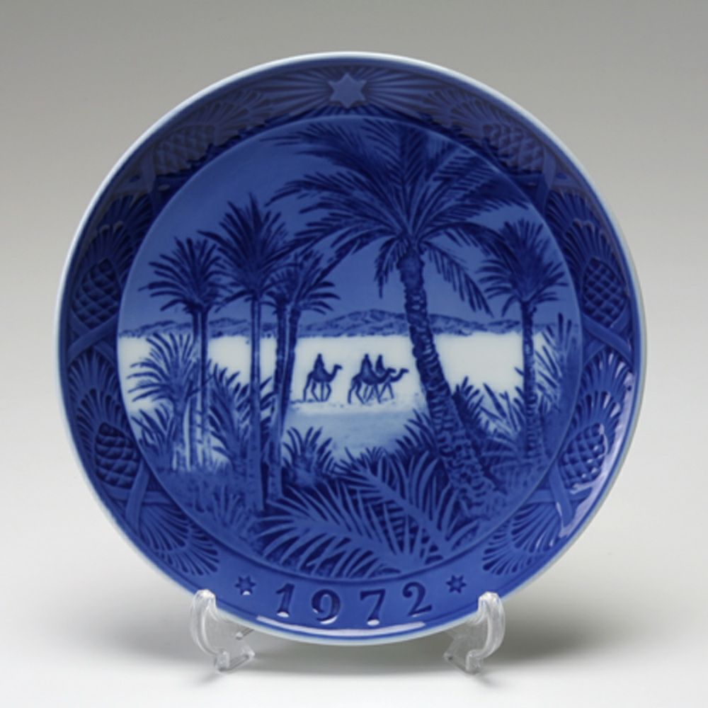 ロイヤルコペンハーゲン（Royal Copenhagen） イヤープレート 1972年／昭和47年 「砂漠にて」