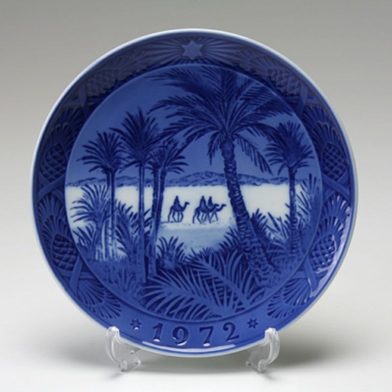 ロイヤルコペンハーゲン（Royal Copenhagen） イヤープレート 1972年／昭和47年 「砂漠にて」
