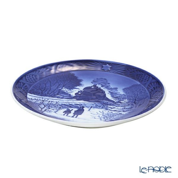 ロイヤルコペンハーゲン（Royal Copenhagen） イヤープレート 1973年／昭和48年 「クリスマスの帰省」