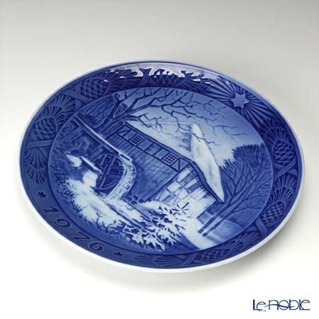 ロイヤルコペンハーゲン（Royal Copenhagen） イヤープレート 1976年／昭和51年 「ビベックの水車小屋」