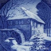 ロイヤルコペンハーゲン（Royal Copenhagen） イヤープレート 1976年／昭和51年 「ビベックの水車小屋」