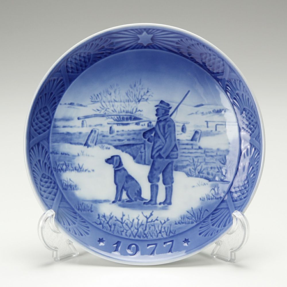 ロイヤルコペンハーゲン（Royal Copenhagen） イヤープレート 1977年／昭和52年 「インマウェド橋」