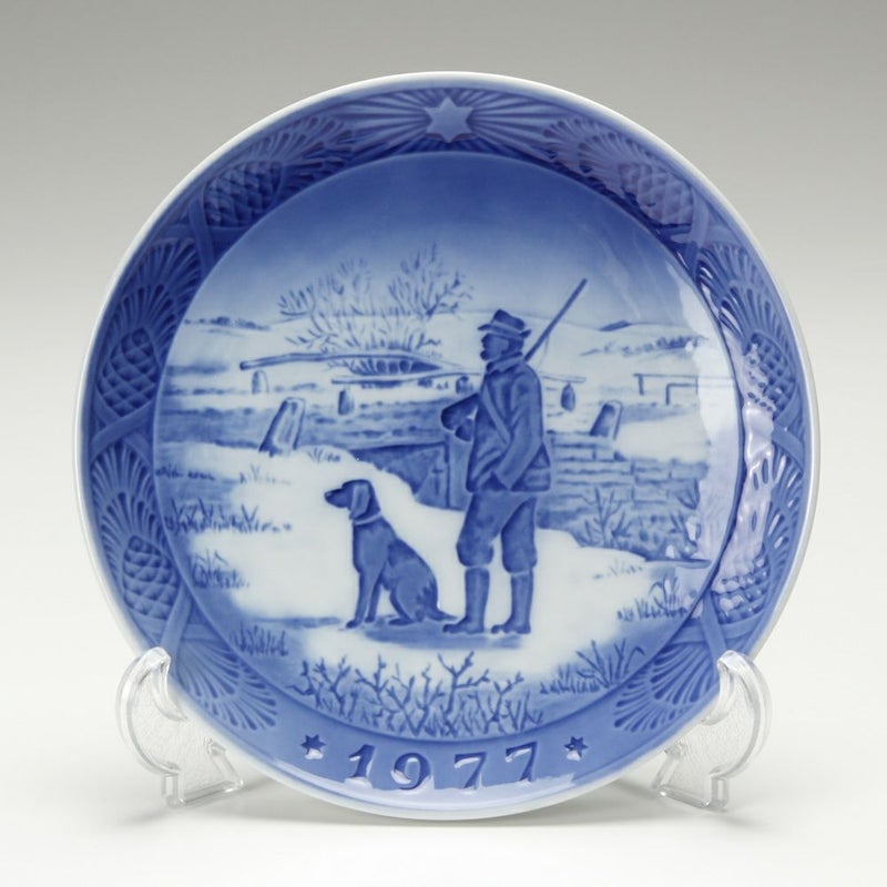 ロイヤルコペンハーゲン（Royal Copenhagen） イヤープレート 1977年／昭和52年 「インマウェド橋」