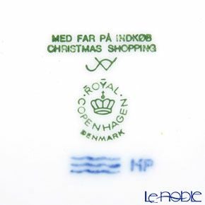 ロイヤルコペンハーゲン（Royal Copenhagen） イヤープレート 1994年／平成6年 「お父さんとお買い物」