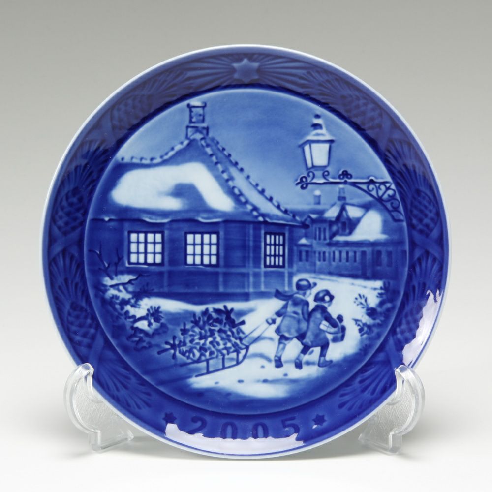 ロイヤルコペンハーゲン（Royal Copenhagen） イヤープレート 2005年／平成17年 「Hans Christian Andersen House」