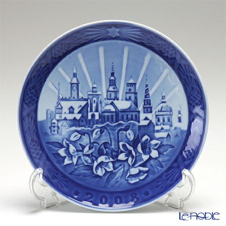 ロイヤルコペンハーゲン（Royal Copenhagen） イヤープレート 2008年／平成20年 「Copenhagen Christmas」