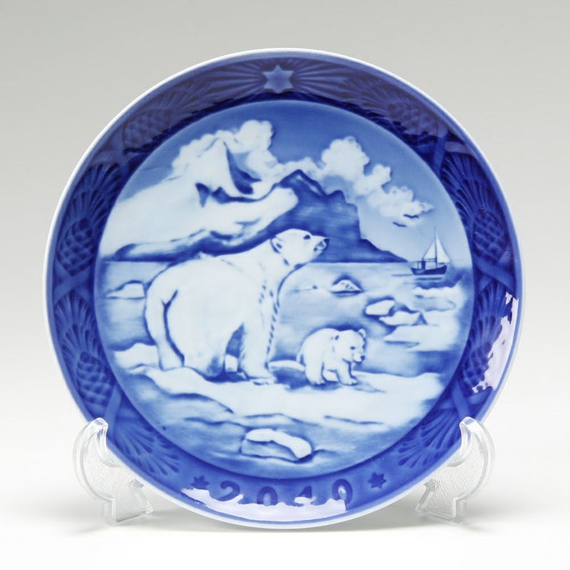 ロイヤルコペンハーゲン（Royal Copenhagen） イヤープレート 2010年／平成22年 「Christmas in Greenland」