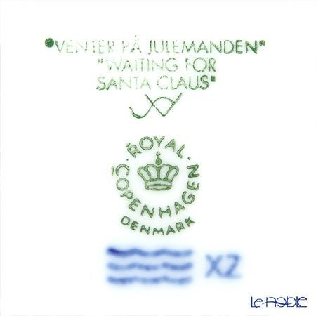 ロイヤルコペンハーゲン（Royal Copenhagen） イヤープレート 2011年／平成23年 「Waiting for Santa Claus」