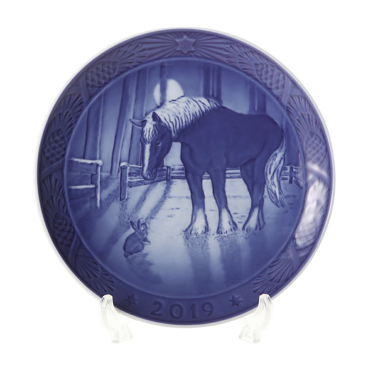 ロイヤルコペンハーゲン（Royal Copenhagen） イヤープレート 2019年／平成31年 「Meeting in the Paddock」