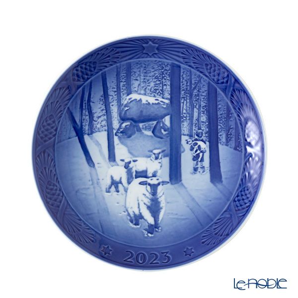 ロイヤルコペンハーゲン（Royal Copenhagen） イヤープレート 18cm 2023年／令和5年 「CHRISTMAS TIME IN THE FOREST」