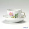 マイセン（Meissen） ビンテージフラワー2 04c003／00582 コーヒーカップ＆ソーサー 200ml 野バラ