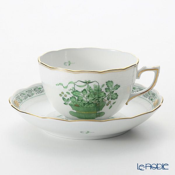 ヘレンド 清の花籠 CN 00701-0-00 モーニングカップ＆ソーサー 250ml