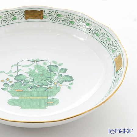 ヘレンド 清の花籠 CN 00704-1-00 フルーツボウル 13.5cm