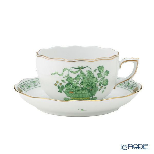 ヘレンド (HEREND) 清の花籠 CN 00724-0-00／724 ティーカップ＆ソーサー 200ml