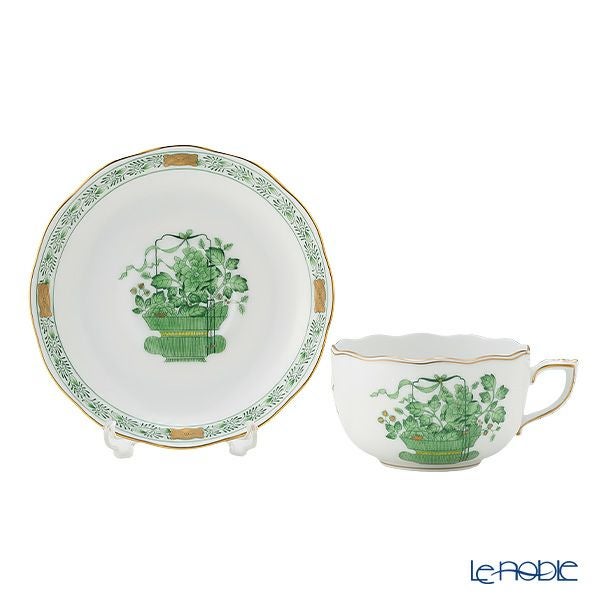 ヘレンド (HEREND) 清の花籠 CN 00724-0-00／724 ティーカップ＆ソーサー 200ml