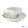 マイセン（Meissen） ベーシックフラワー（二つ花） コーヒーカップ＆ソーサー 200ml オダマキ 040110／00582／02