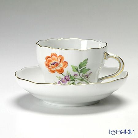 マイセン（Meissen） ベーシックフラワー（二つ花） 040110／00582／20 コーヒーカップ＆ソーサー 200ml Motiv No.20 ラナンキュラス