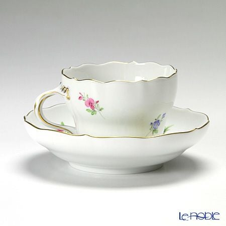 マイセン（Meissen） ベーシックフラワー（二つ花） 040110／00582／25 コーヒーカップ＆ソーサー 200ml Motiv No.25 マーガレット