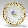 マイセン（Meissen） 040199／54m02／01 飾り皿（二つ花） 27cm Motiv No.1 アネモネ