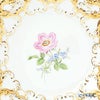 マイセン（Meissen） 040199／54101（54m02）／13 飾り皿（二つ花） 27cm Motiv No.13 野バラ