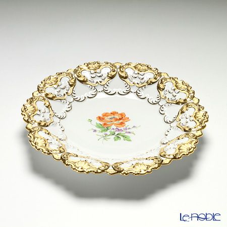 マイセン（Meissen） 040199／54m02／20 飾り皿（二つ花） 27cm Motiv No.20 ラナンキュラス