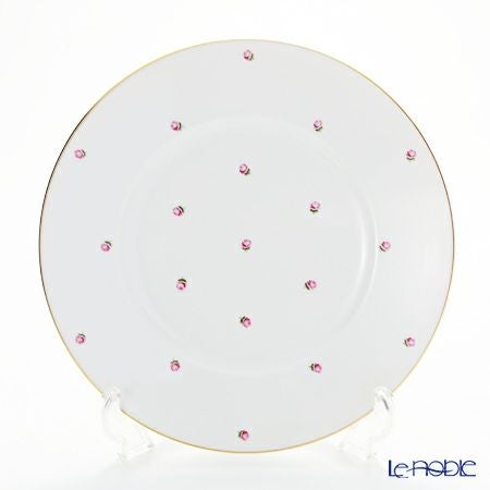 アウガルテン（AUGARTEN） スキャタードローズ（5009） プレート 25cm（001シューベルトシェイプ）