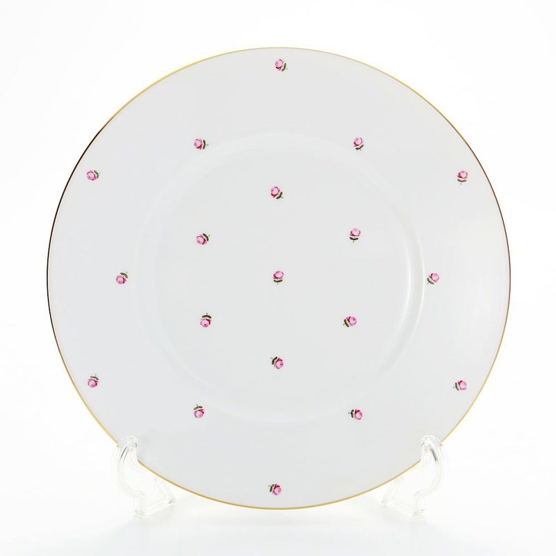 アウガルテン（AUGARTEN） スキャタードローズ（5009） プレート 25cm（001シューベルトシェイプ）