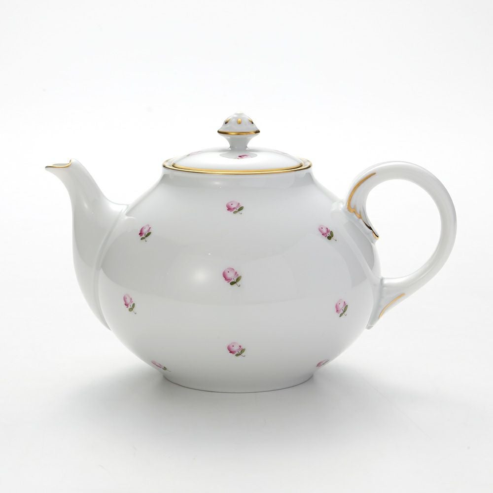 アウガルテン（AUGARTEN） スキャタードローズ（5009） ティーポット（S） 600ml （001シューベルトシェイプ）