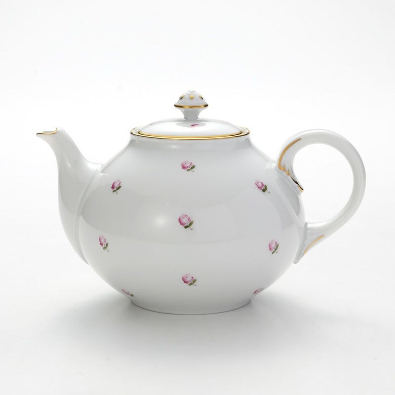 アウガルテン（AUGARTEN） スキャタードローズ（5009） ティーポット（S） 600ml （001シューベルトシェイプ）