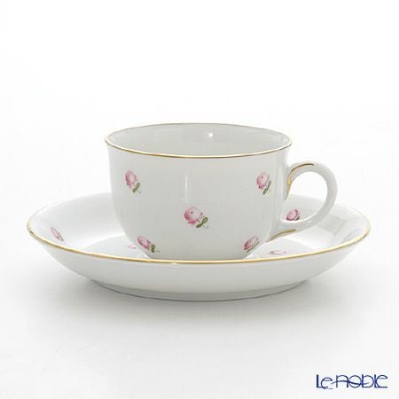 アウガルテン（AUGARTEN） スキャタードローズ（5009） モカカップ＆ソーサー 80ml （001シューベルトシェイプ）