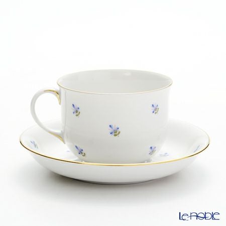 アウガルテン（AUGARTEN） スキャタードコーンフラワー（5010） コーヒーカップ＆ソーサー 200ml（001シューベルトシェイプ）