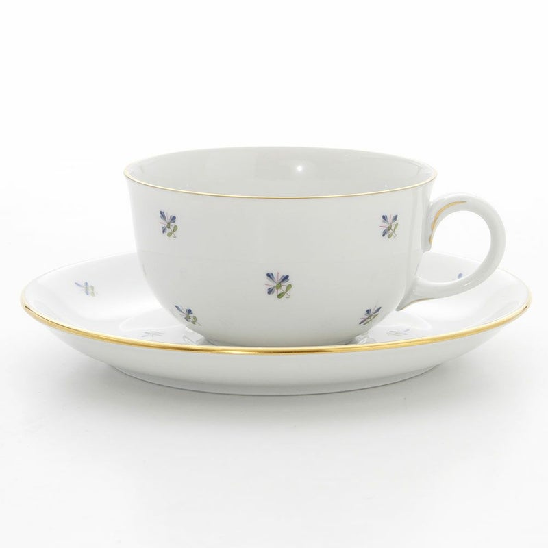 アウガルテン（AUGARTEN） スキャタードコーンフラワー（5010） ティーカップ＆ソーサー（S） 200ml（001シューベルトシェイプ）