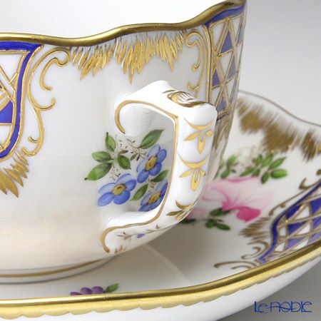 ヘレンド (HEREND) ブルーダイヤモンド MTFC 20724-0-00／20724 ティーカップ＆ソーサー 200ml