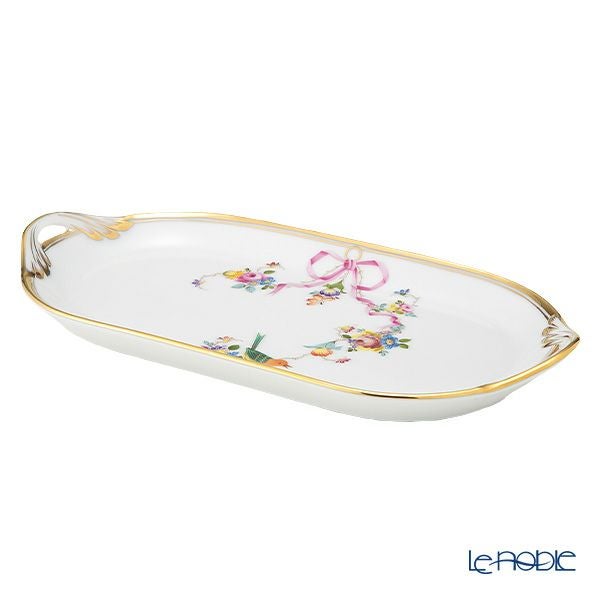 ヘレンド 地中海の庭 JM サービストレイ 23cm 02437-0-00
