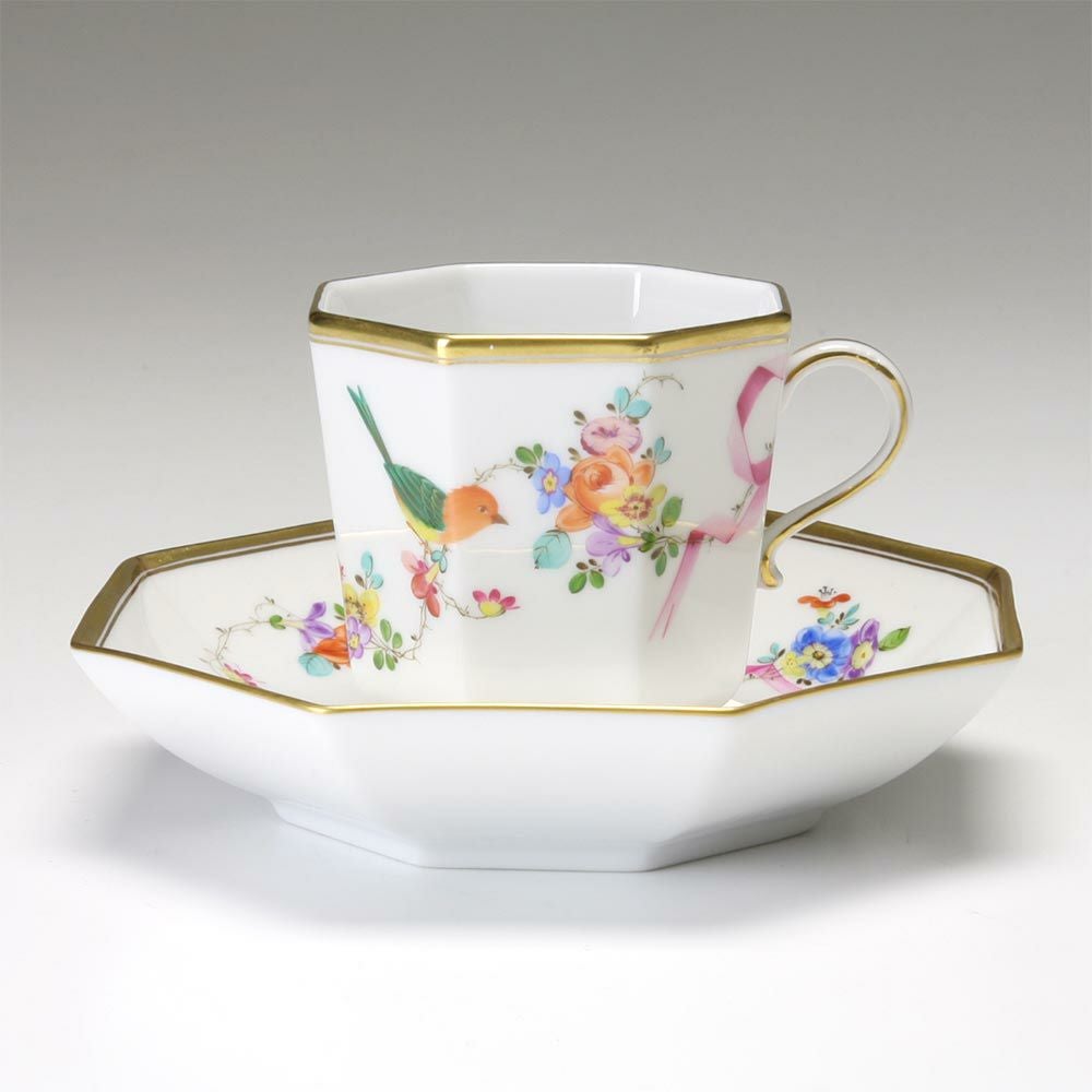 ヘレンド (HEREND) 地中海の庭 JM 04304-0-00 オクタゴナルカップ＆ソーサー