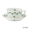 ヘレンド (HEREND) パセリグリーン PE 00724-0-00／724 ティーカップ＆ソーサー 200ml