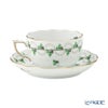 ヘレンド (HEREND) パセリグリーン PE 00724-0-00／724 ティーカップ＆ソーサー 200ml